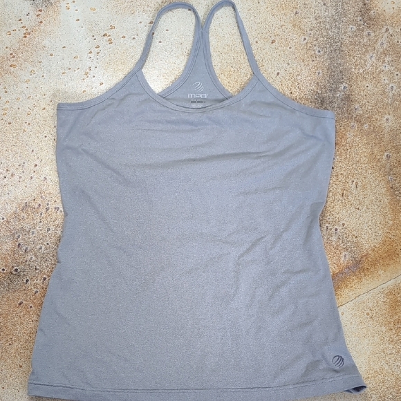 MPG | Gray Workout Fitted Tank Top With Camisole Size XL 1X - Picture 1 of 9